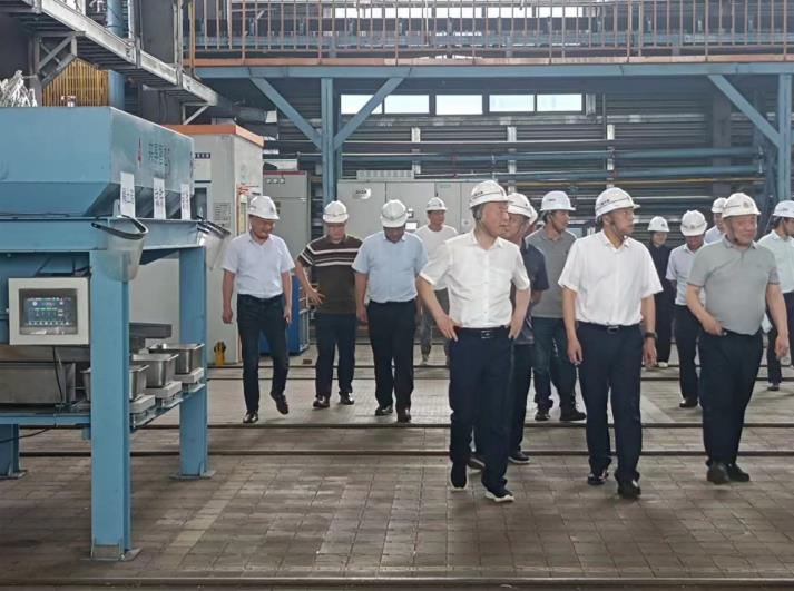 馬鞍山市長(zhǎng)葛斌來(lái)海天考察